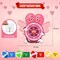 4E's Novelty Valentine Dart Board with 12 Sticky Balls - 30" Large Heart Shaped Darts Board, Kids Dart Board Indoor/Outdoor, Classroom Exchange Fun Games, Fun Valentine's Day Games for Kids Party